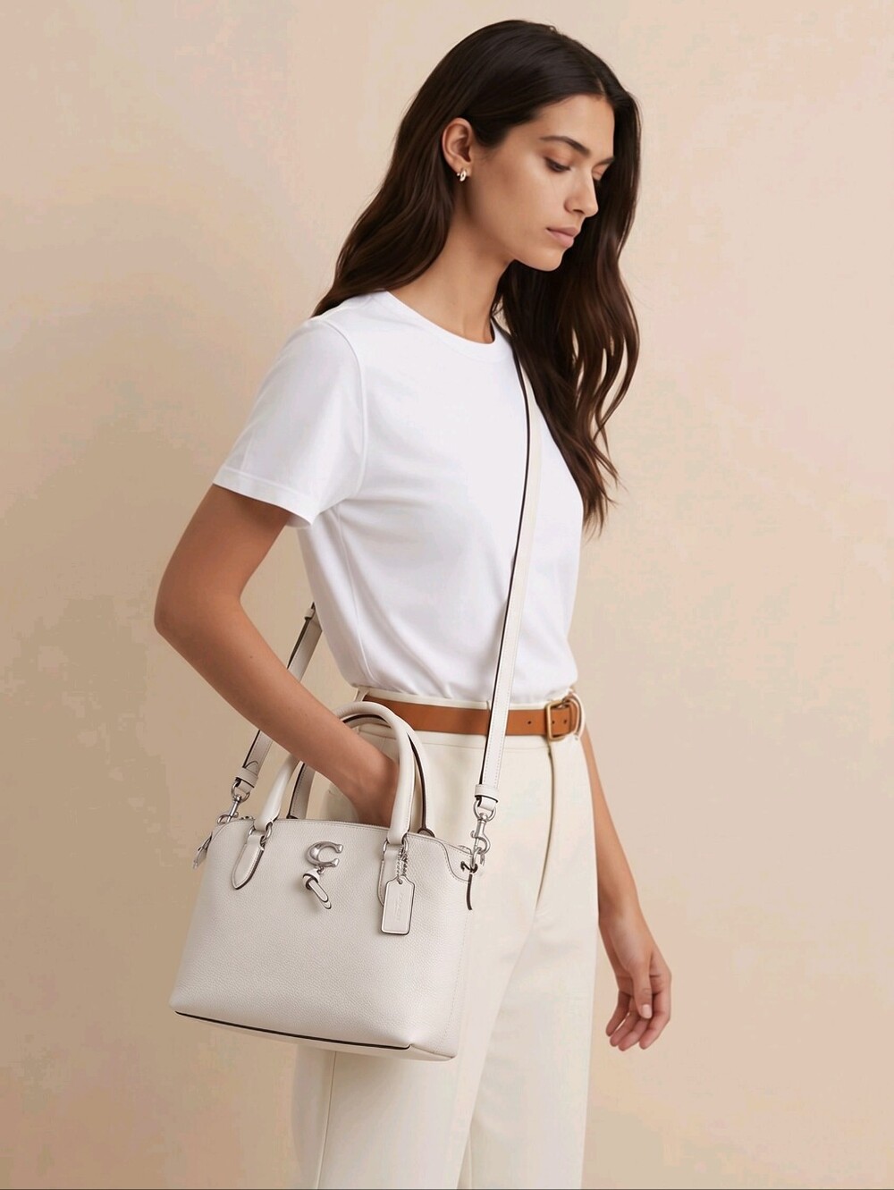 Coach Remi Sstchel Leather Chalk Bag/Purse. Authentic. NWT